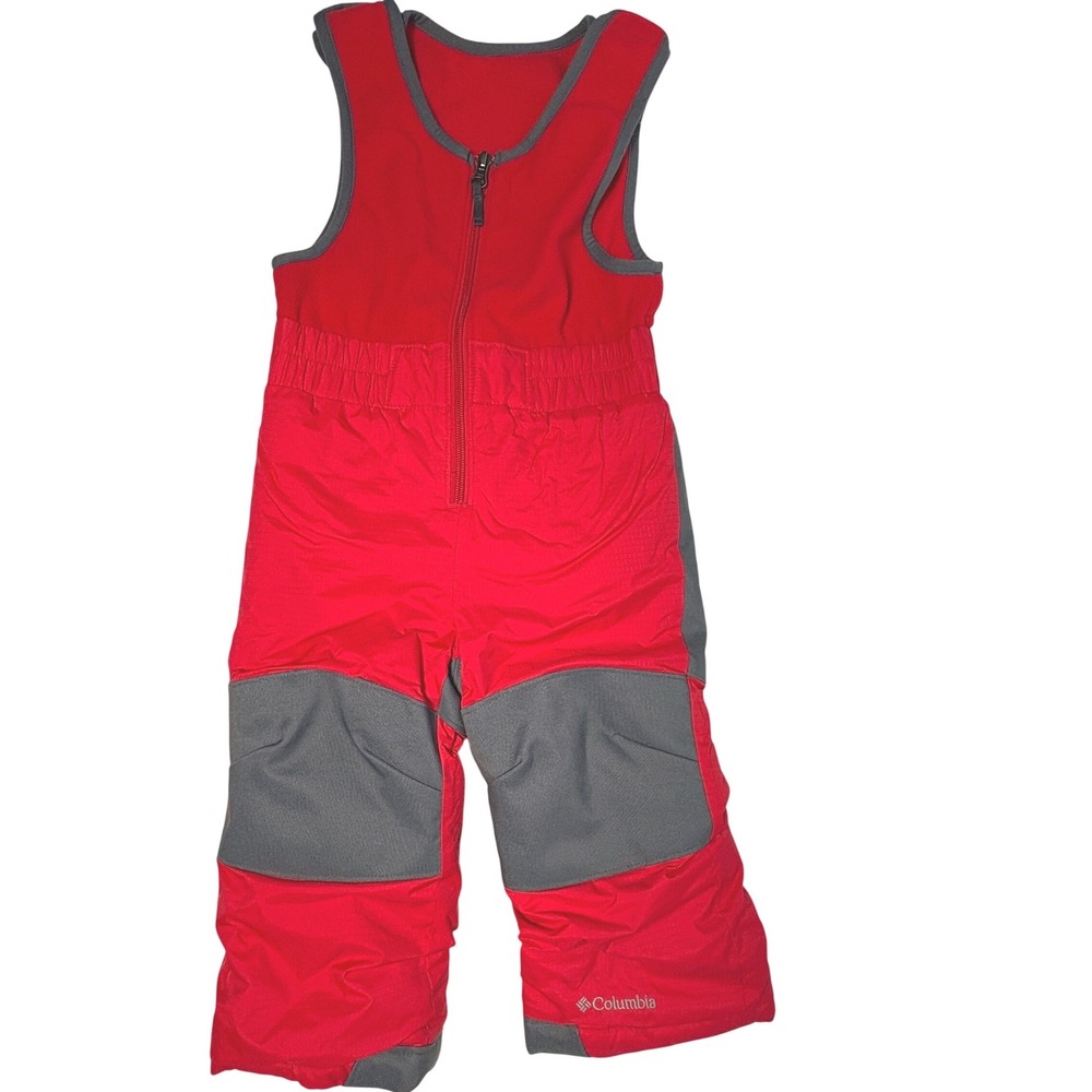 Snow overalls 2T Outgrown Insulated Columbia Winter Bibs Red Frosty Slope